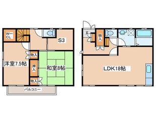 リバティテラスの物件間取画像